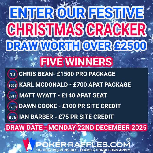 Win With Our Christmas Cracker Draw (£2500)