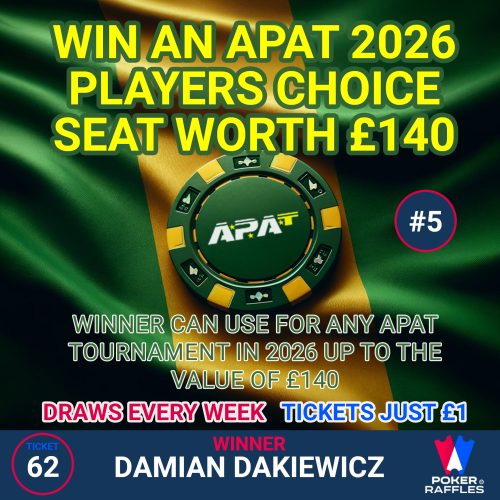 Win an APAT 2026 Players Choice Seat (£140) #5
