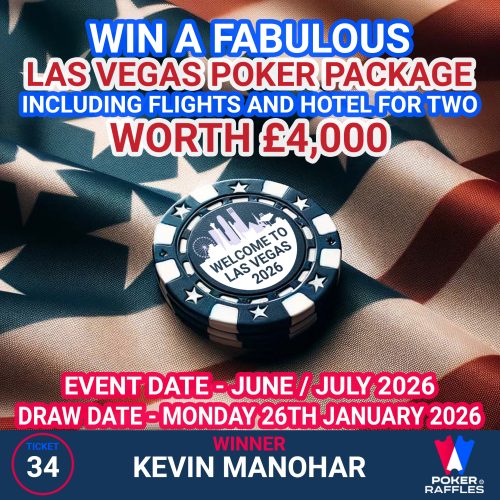 Win a Fabulous Las Vegas Poker Package (£4,000)