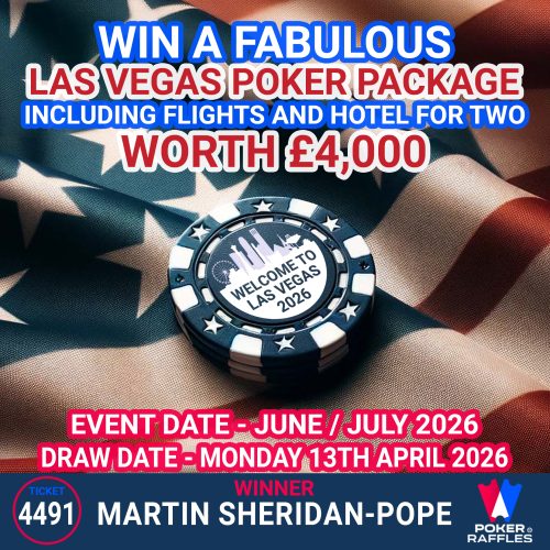 Win a Fabulous Las Vegas Poker Package (£4,000)