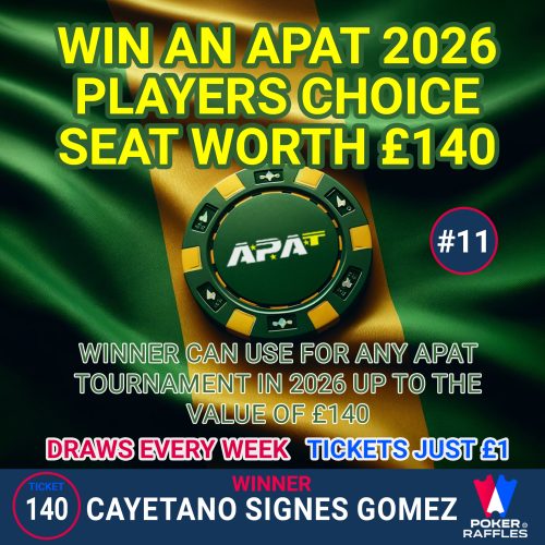 Win an APAT 2026 Players Choice Seat (£140) #11