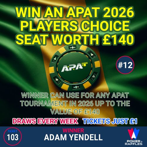 Win an APAT 2026 Players Choice Seat (£140) #12
