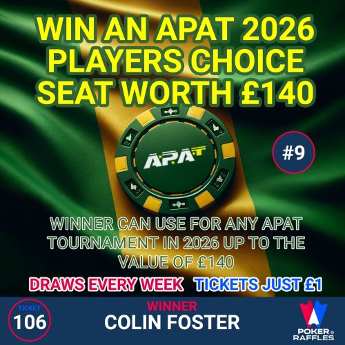 Win an APAT 2026 Players Choice Seat (£140) #9