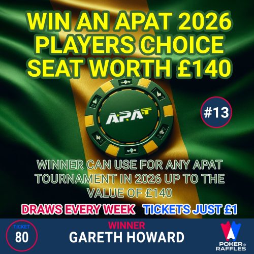 Win an APAT 2026 Players Choice Seat (£140) #13
