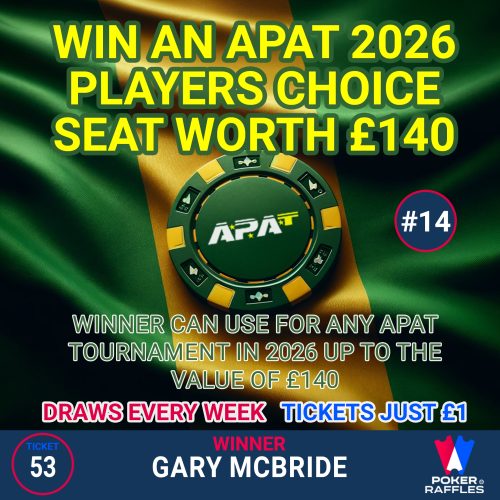 Win an APAT 2026 Players Choice Seat (£140) #14