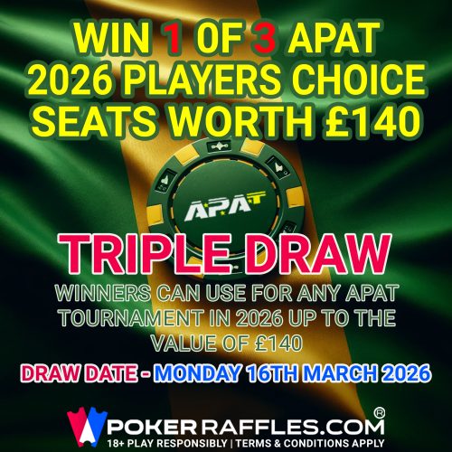 Win 1 of 3 APAT 2026 Players Choice Seats