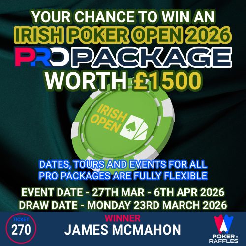 Win an Irish Open PRO Package Worth £1500