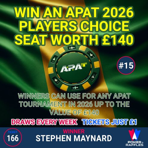 Win an APAT 2026 Players Choice Seat (£140) #15
