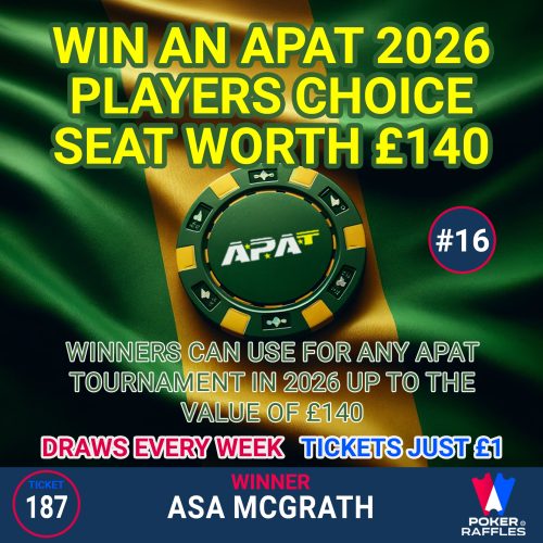Win an APAT 2026 Players Choice Seat (£140) #16