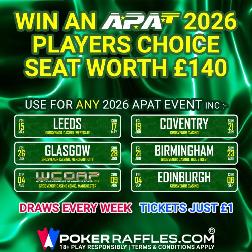 Win an APAT 2026 Players Choice Seat (£140) #18