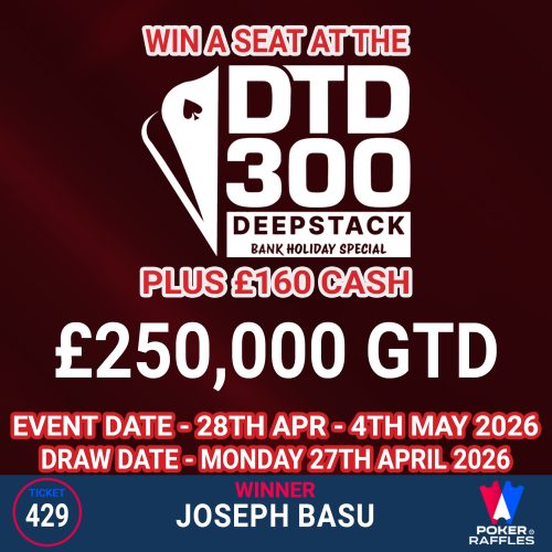 Win a DTD300 Seat plus £160 Cash