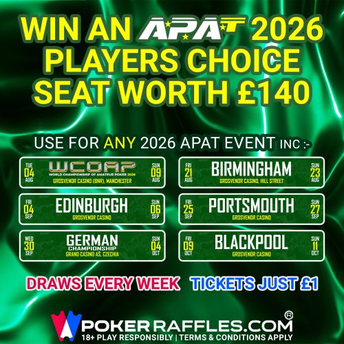Win an APAT 2026 Players Choice Seat (£140) #26