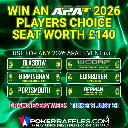 Win an APAT 2026 Players Choice Seat (£140) #25