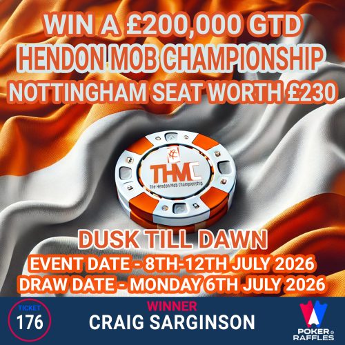 Win a £200k Gtd THMC Nottingham Seat (£230)