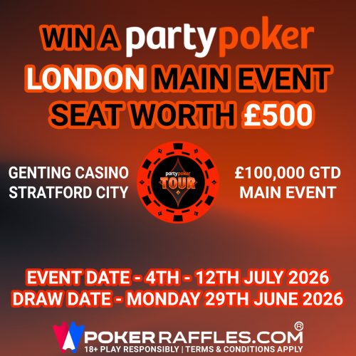 Win a partypoker London Main Event Seat (£500)