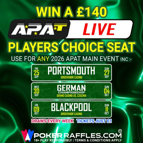 Win an APAT 2026 Players Choice Seat (£140) #37