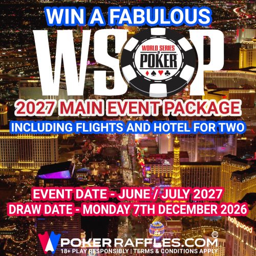 Win a WSOP 2027 Main Event Package
