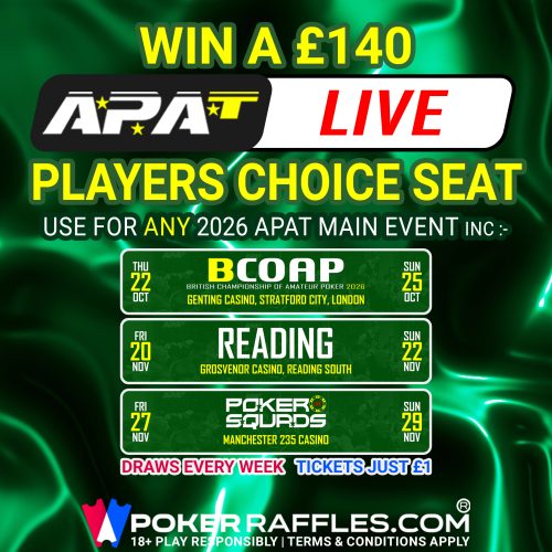 Win an APAT 2026 Players Choice Seat (£140) #42